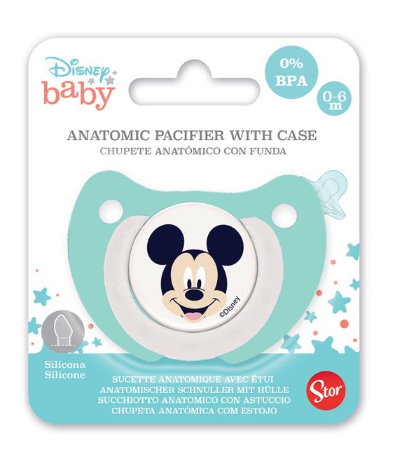 Hovedbilde Mickey Baby Smokk Orthodontic fra 6 Måneder