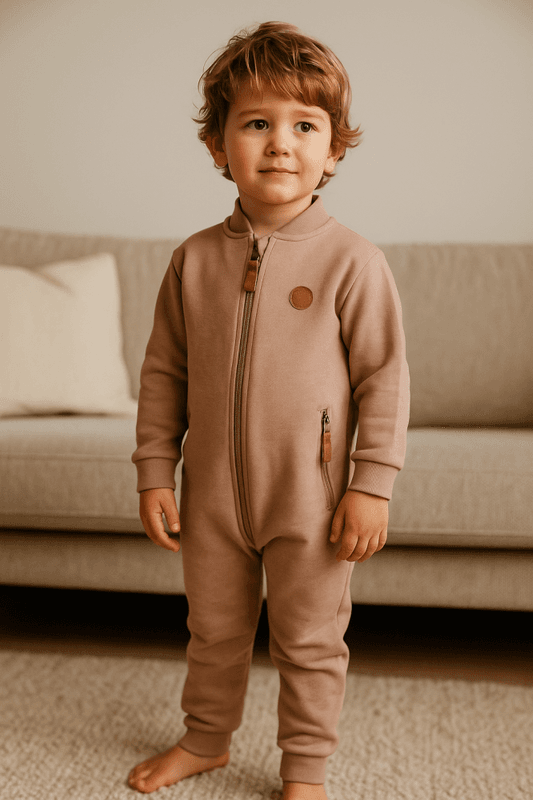 Bruse Bomull College Jumpsuit, Justøya, Sinopia Fresco brun