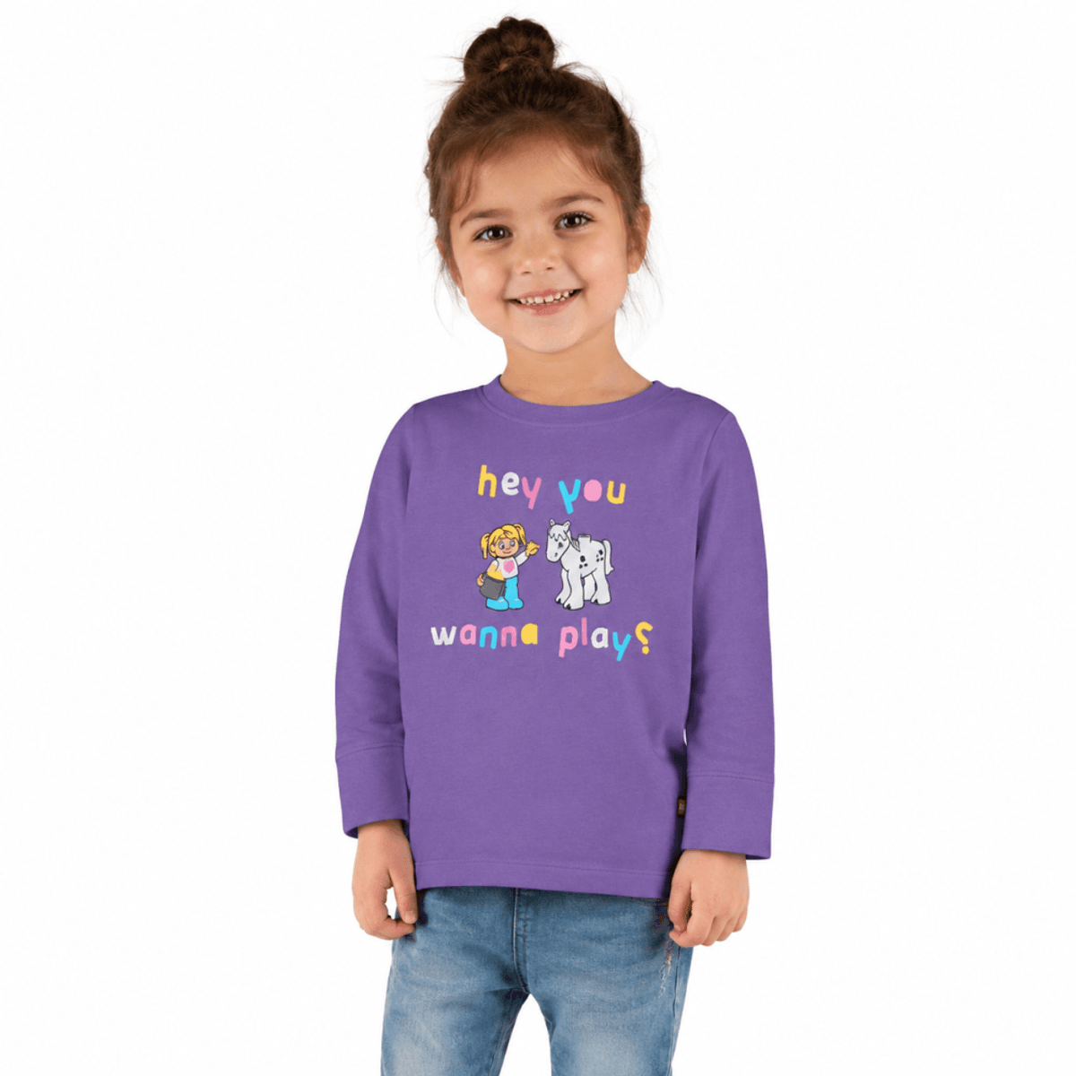 LEGO Duplo Unisex - T-Skjorte Langermet Dark Purple (104)