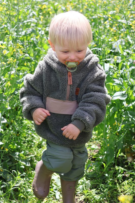 Bruse Teddyfleece Genser, Selskjer, Grønn