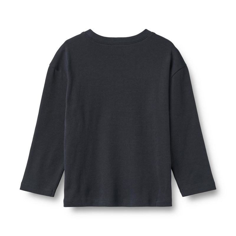 Wheat, T-shirt L/S Beck, Eggshell