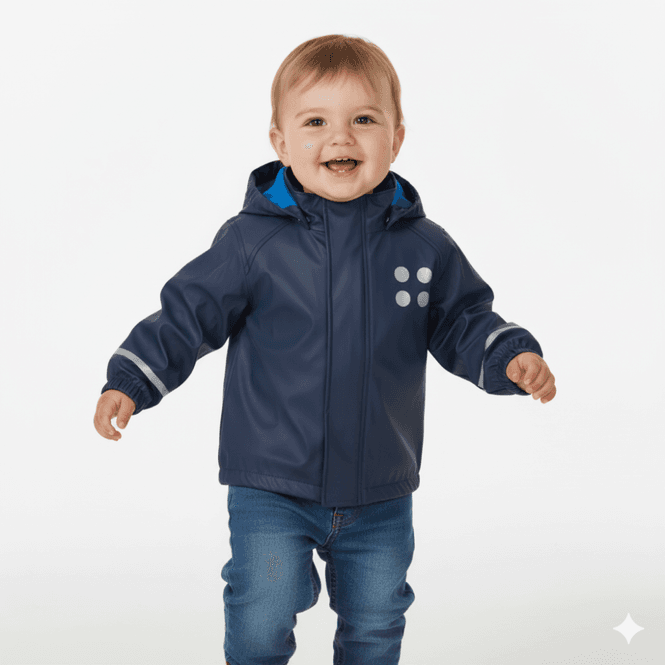 Hovedbilde Regnjakke Baby, Lego Kidswear, Iconic, Mørke blå