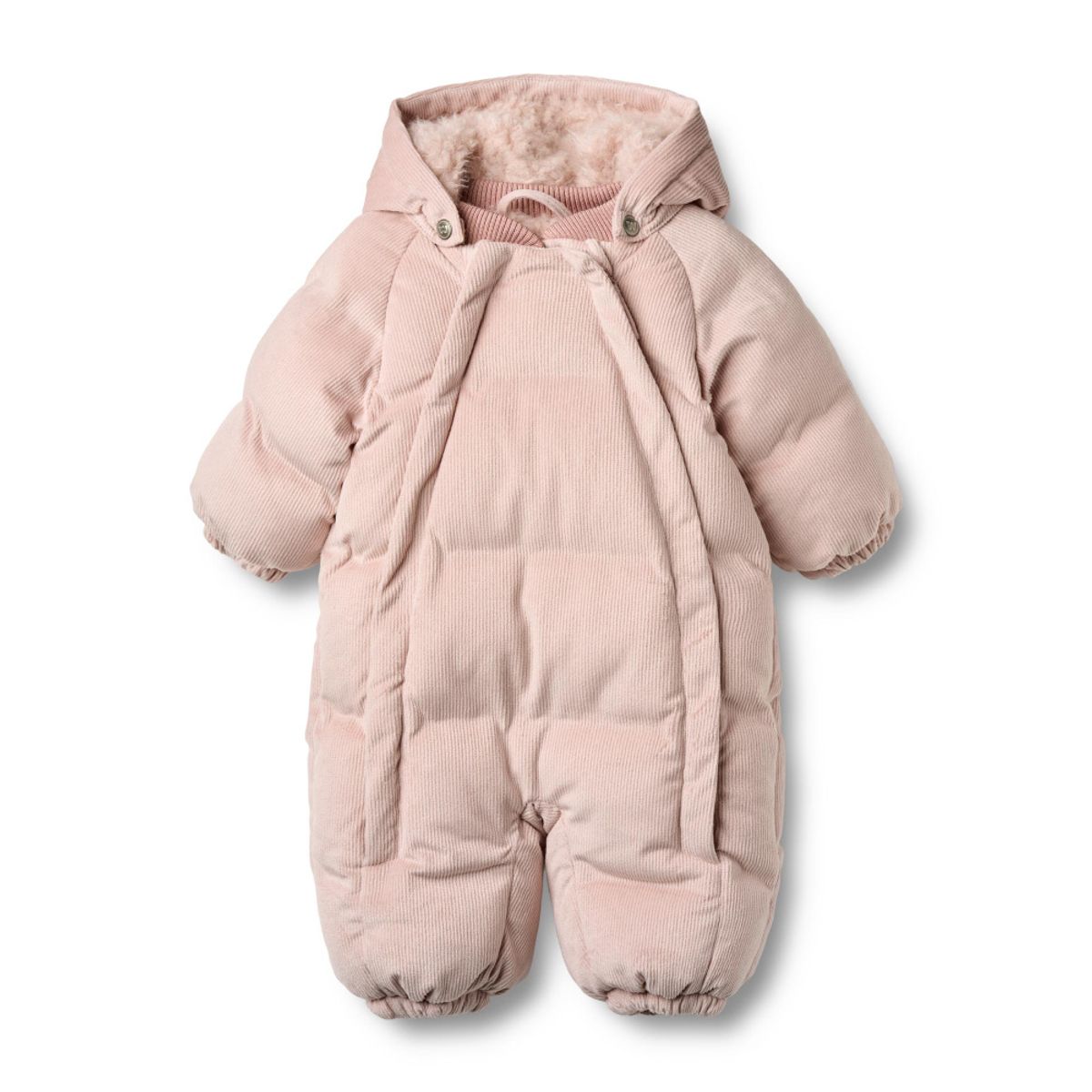 Wheat, Puffer Baby Vinterdress Nallo, Rose Powder (3-6 mnd)