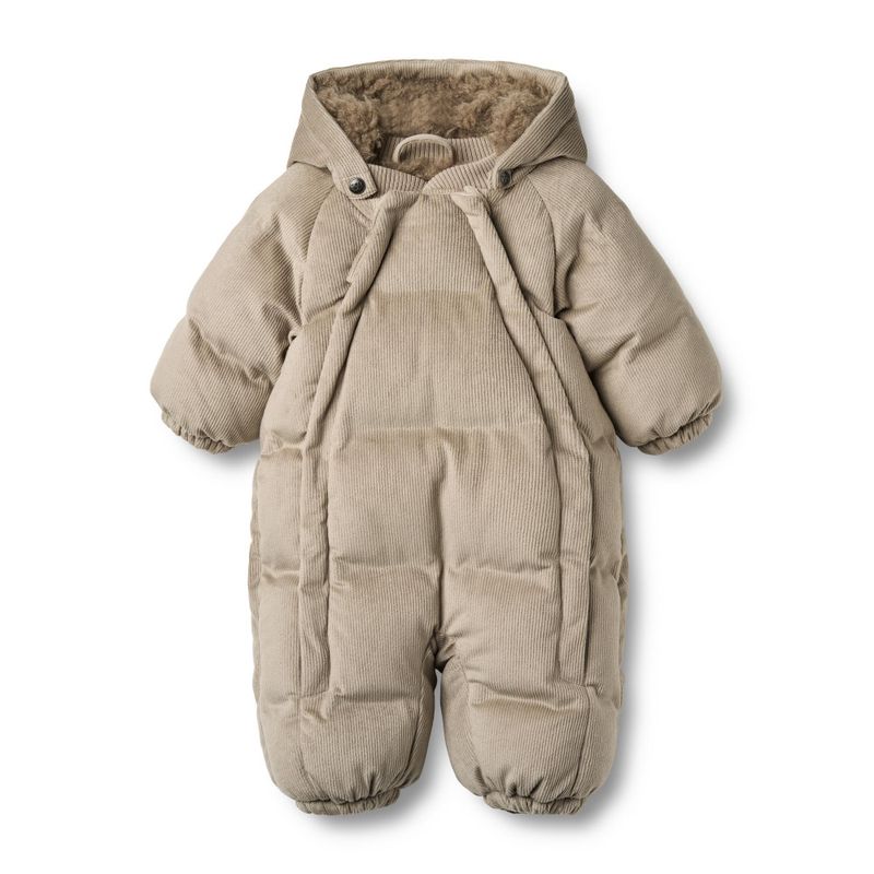 Wheat, Puffer Baby Suit Nallo, Grey Stone