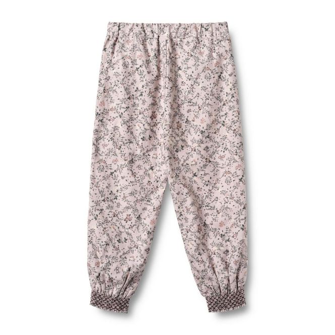 Hovedbilde Wheat, Bukser Sara barn, lilac checked flowers