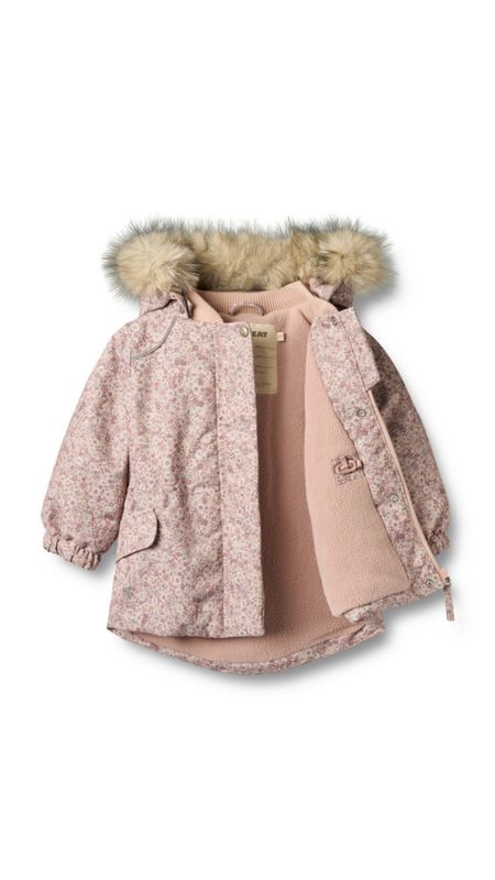 Wheat, Jacket Mathilde, Baby, Rose Dust Flowers