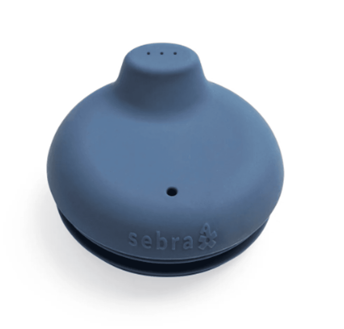 Sebra Silicone lid, Nordic blue