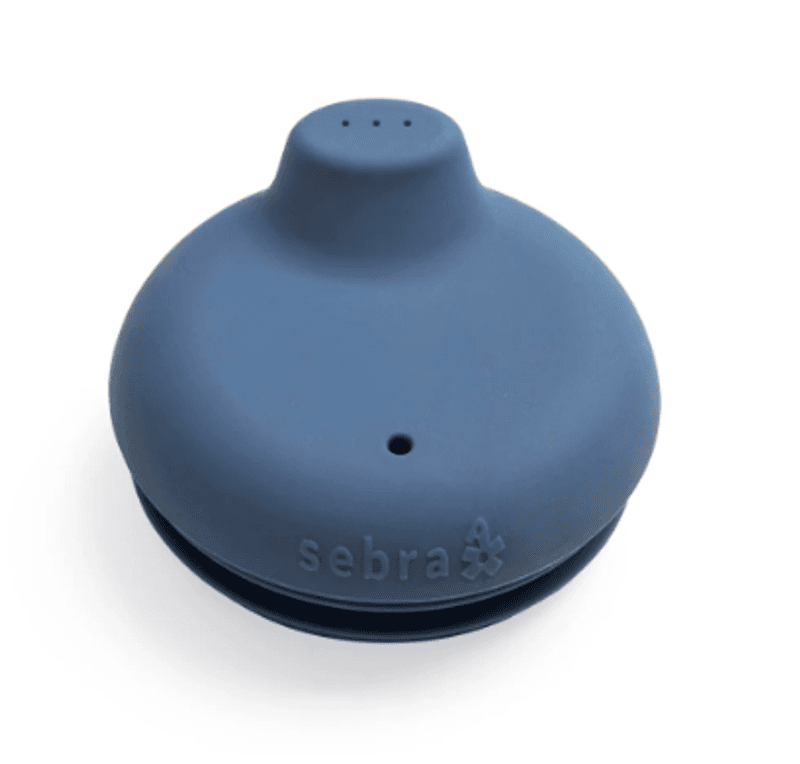 Sebra Silicone lid, Nordic blue