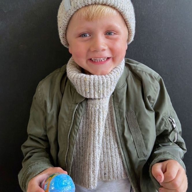 Hovedbilde Morild Mini Neppy hals med refleks, grå