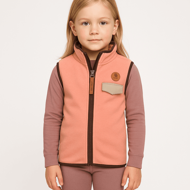 Hovedbilde Bruse Fleecevest, Mauveglow