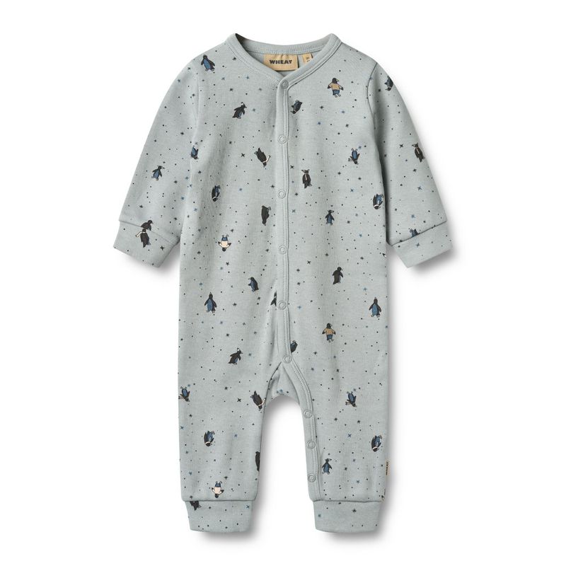 Wheat, Jumpsuit Bendji, Baby, Soft Rain Penguins