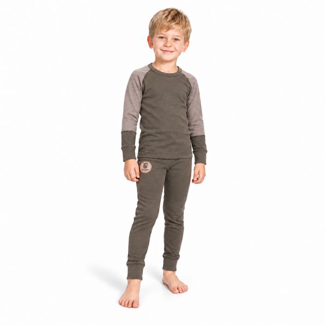 Hovedbilde Bruse bambus undertøysett Bajas, Chocolate Brown