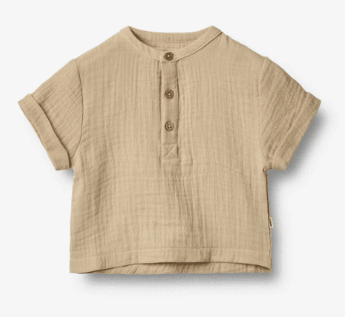 Wheat, Skjorte S/S Svend, Soft sand (92 cm)