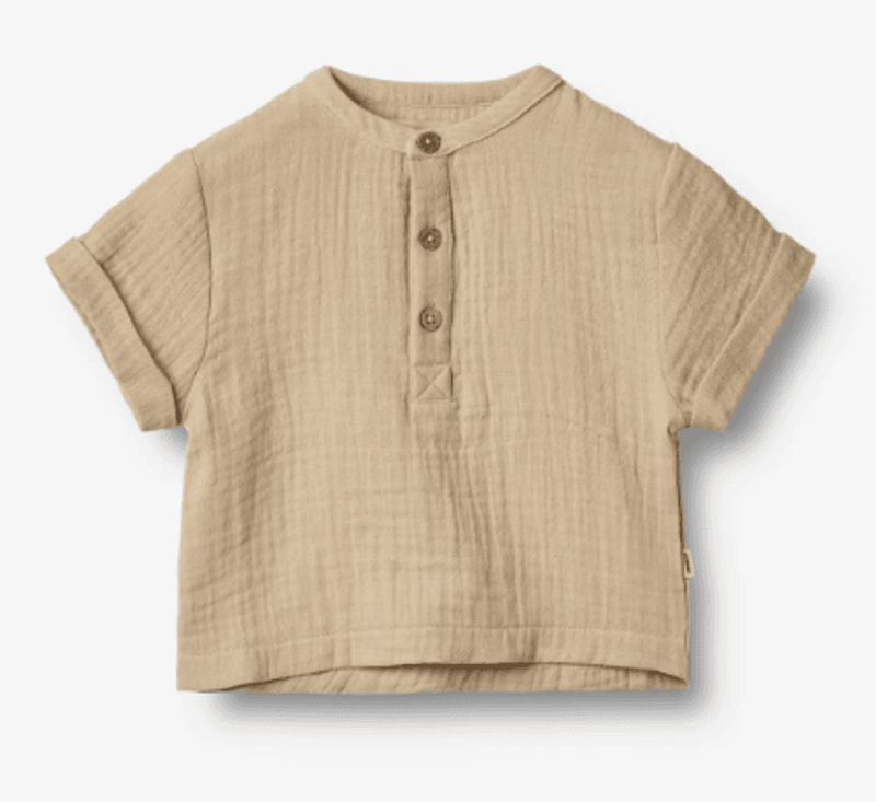 Wheat, Skjorte S/S Svend, Soft sand