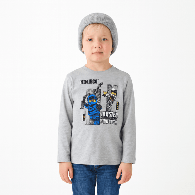 Hovedbilde Lego Kidswear, Ninjago, Genser, Grey Melange