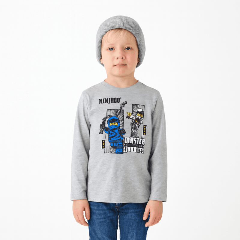 Lego Kidswear, Ninjago, Genser, Grey Melange