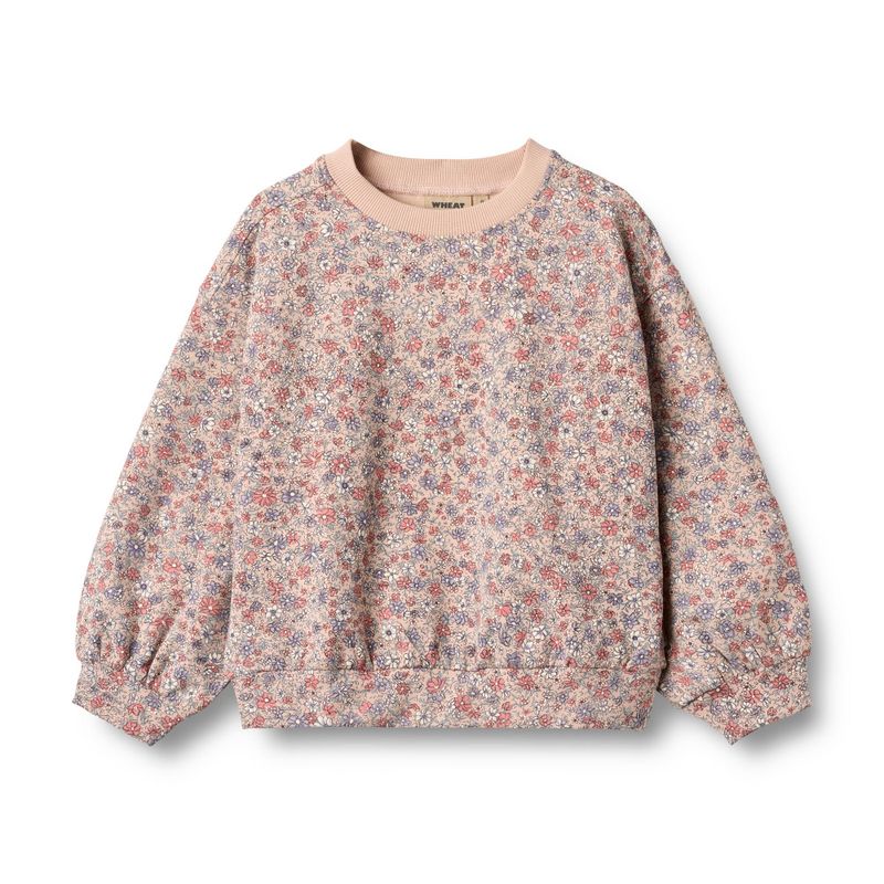 Wheat, Sweatshirt L/S Lia, Rose Dust Flowers