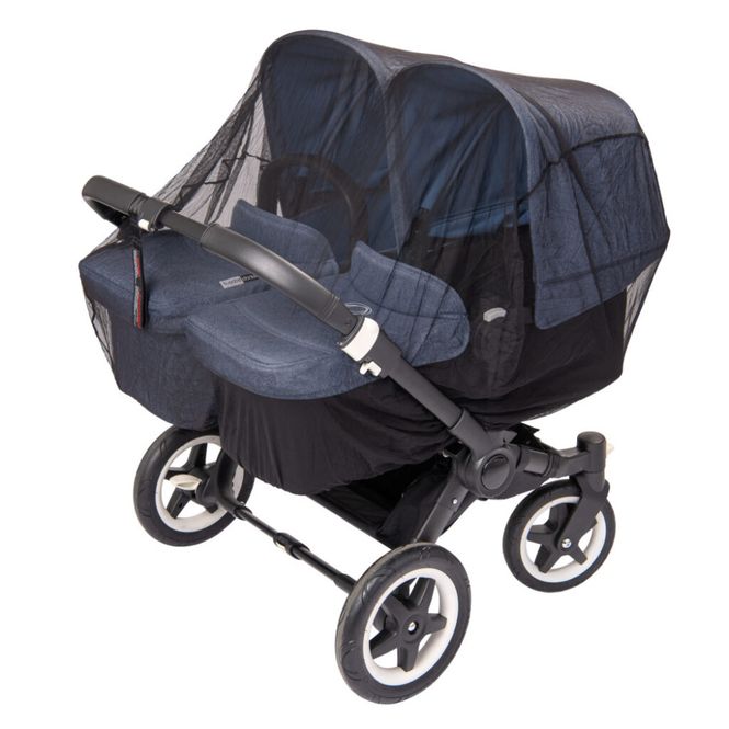 Hovedbilde Tinkafu, Insektsnetting tvillingvogn, svart