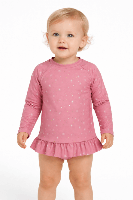 Hovedbilde Bablegøye UV Longsleeve Swimtop, Canyon Rose  (UPF 50+)