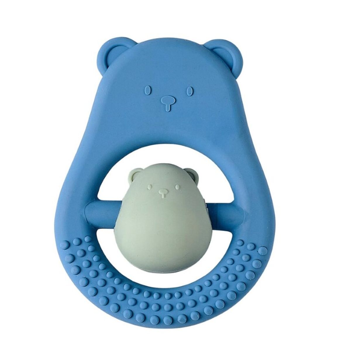 Nattou Mother & Child Rattle blå