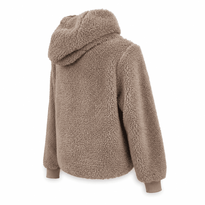 Bruse Teddyfleece Genser, Selskjer, Brun
