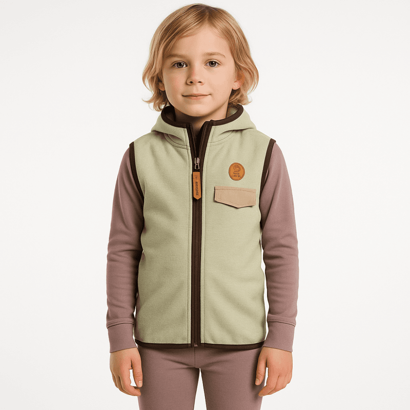 Bruse fleecevest Tea – lett, varm og perfekt til lag-på-lag