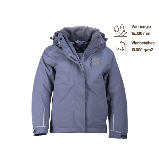Hovedbilde Bruse vinterjakke Birk, Folkstone Gray